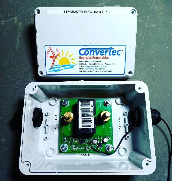 Placa separadora automática de baterías ideal para Motorhome 